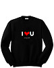 bluza bez kaptura damska BLUZA KLASYK WALENTYNKI 2023 I LOVE YOU 1