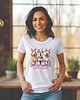t-shirt damskie ŚWIĄTECZNE PIESKI  koszulka z nadrukiem 4