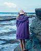 bluza z kapturem damska Bluza rozpinana Luzak Liliowy 3