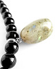 chokery Czarny agat i labradoryt naszyjnik choker 1