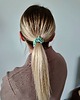 gumki do włosów Gumka jedwabna, scrunchie, gumka do włosów miętowy sorbet MINI 2