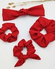 gumki do włosów Scrunchie/frotka Czerwień 2