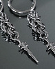 kolczyki - inne Chain mail goth miecze *Savage Dagger* kolczyki stal nierdzewna 3