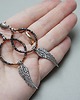 kolczyki wire wrapping Dark angel vol. 2  kolczyki 6