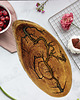 patery i talerze Akacjowa deska do serowania - Epoxy Resin Lichtenberg 5