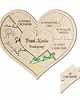 kartki scrapbooking PERSONALIZOWANY prezent Podziękowanie dla nauczyciela Ramka PUZZLE serce 2