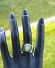 Pierścionki srebrne Świetlista jasna zieleń   - pierścionek 2