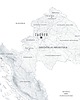 plakaty CHORWACJA  czarno-biała mapa plakat 2