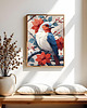 plakaty Plakat Kolorowy ptaszek 4