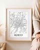plakaty Plakat Mapa Monachium 1