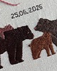 pokój dziecka - różne Tamborek haftowany, metryczka, narodziny, obrazek do pokoju dziecięcego 3