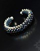 bransoletki ze szkła Fenrann, smocza bransoleta cuff, beading 1