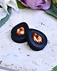 biżuteria różna Tunele do uszu łezki 10-100mm ze szklanym kryształkiem #028 Light Peach 3