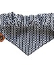 ubranka dla zwierząt Bandana dla psa na gumce rozmiar Czarno-biały zygzak 2