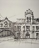 grafiki i ilustracje WYPRZEDAŻ SZTUKI! Rysunek cienkopis Floriańska Kraków oryginalny A5 15x21 cm 1