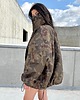 kurtki damskie Kurtka typu bomber oversize collar camo 5