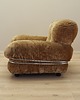 fotele Fotel welurowy, włoski design, lata 70, produkcja: Włochy 1