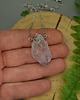 wisiory Naszyjnik jasny surowy ametyst wire wrapping 5