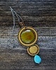 wisiory Wisior Trzy Kamienie- soutache 1