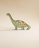 lampy do pokoju dziecka Drewniana Lampka Dino - Green 2