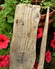 świeczniki i świece Świecznik drewniany, stara deska loft japandi /19/ rękodzieło handmade 4