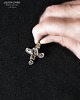 biżuteria męska Malutki unikatowy krzyżyk z bursztynu  piękny prezent handmade Dla niego? 5