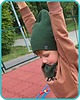 czapki dziecięce Czapka beanie i chusta komin bawełniana podwójna 9