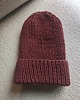 czapki damskie Bordowa czapka merino z wełny merynosów 6