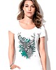 t-shirt damskie Koszulka organiczna z nadrukiem  Jeleń 1