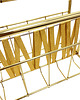 gazetniki Gazetnik stojak na gazety vintage, Niemcy lata 70., styl Hollywood Regency 6