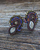kolczyki soutache Kolczyki soutache Jesienny liść 1