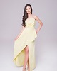 sukienki maxi damskie Sukienka "Laura" - cytrynowa maxi 3