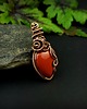 wisiory Jaspis mokait wisiorek wire wrapping 3