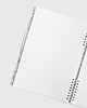 kalendarze i plannery NOTES MOMENT B5  160 stron  SZARE LINIE 2