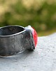 Pierścionki srebrne Świetlista czerwień   - pierścionek 2