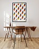 plakaty Plakat abstrakcyjny, abstrakcja, geometria - Spadające Gwiazdy 1