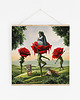 plakaty Surrealistyczny Plakat "Safe Place" Kolaż 30x30cm 1