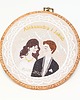 Ślub - inne Ślubna, indywidualna dedykacja, haft w oprawie vintage 3