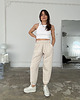 spodnie dresowe damskie Spodnie Cool light mocca melange 8