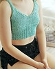 topy damskie Bawełniany crop Top 3