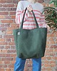 torby na ramię Lazy bag Bukka zielona vegan oversize 4