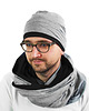 czapki damskie CZARNA CZAPKA DWUSTRONNA dwukolorowa beanie 2