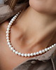 złote naszyjniki Choker / naszyjnik z naturalnych pereł słodkowodnych- srebro 925 1