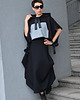 bluza z kapturem damska KRÓTKIE PONCZO Z KAPTUREM  by momo 3