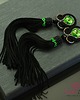 kolczyki chwosty Kolczyki sutasz Black  Green Tassels z chwostami 5