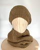 czapki damskie Camelowa czapka beretowa z wełny alpaki Parisian 6