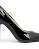 czółenka damskie SKÓRZANE SZPILKI ZAPATO 035 CZARNY LAKIER 1