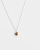 złote naszyjniki Little Gold Hematite Heart Necklace 2
