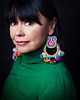 kolczyki soutache Nubi- duże i kolorowe kolczyki soutache z pomponami 1
