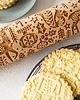 wałki do ciasta SCANDI CHRISTMAS - grawerowany wałek do ciasta 3